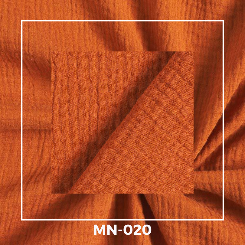 Plain Muslin Fabrics – Terracotta