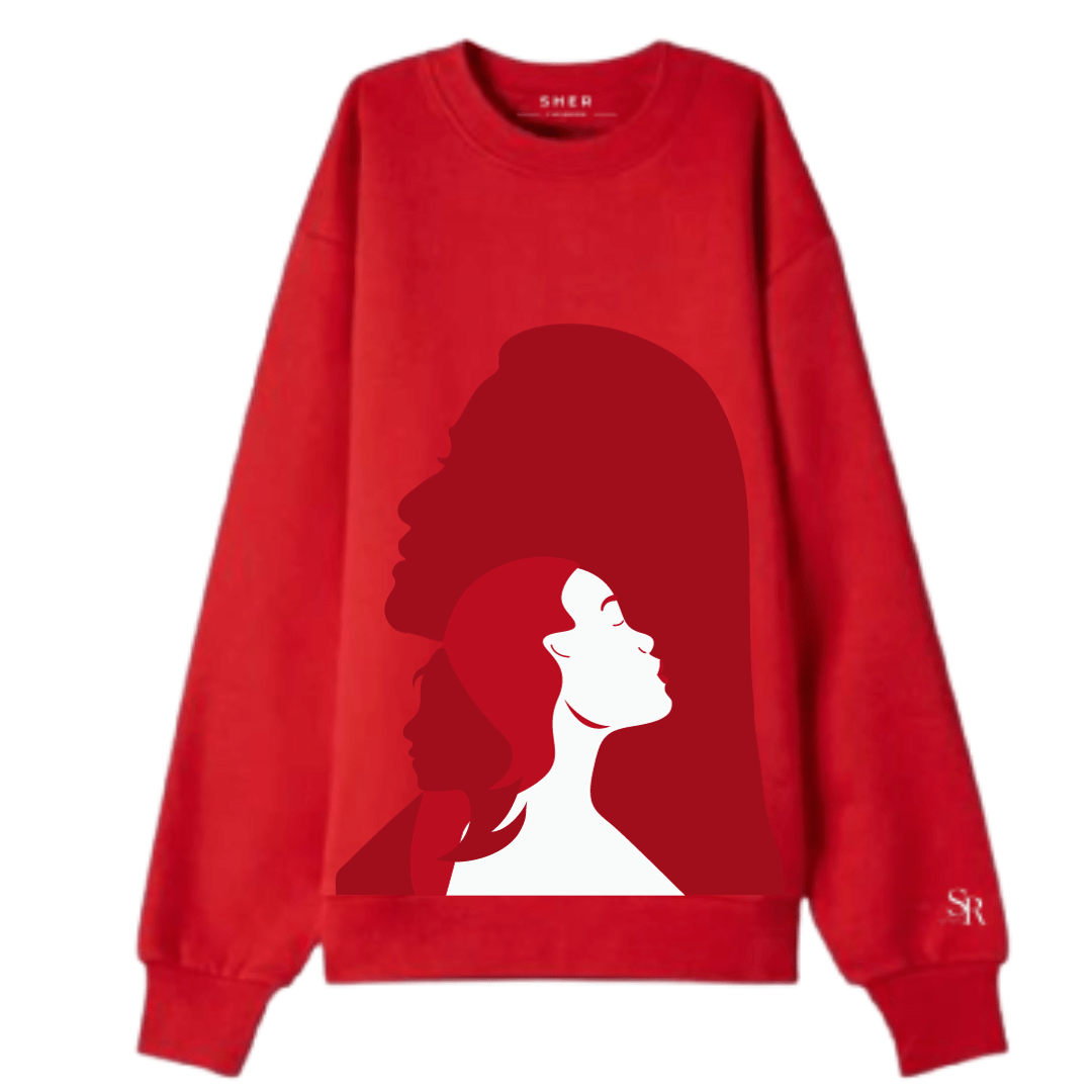 Sweatshirt with Print BLESSED WOMAN