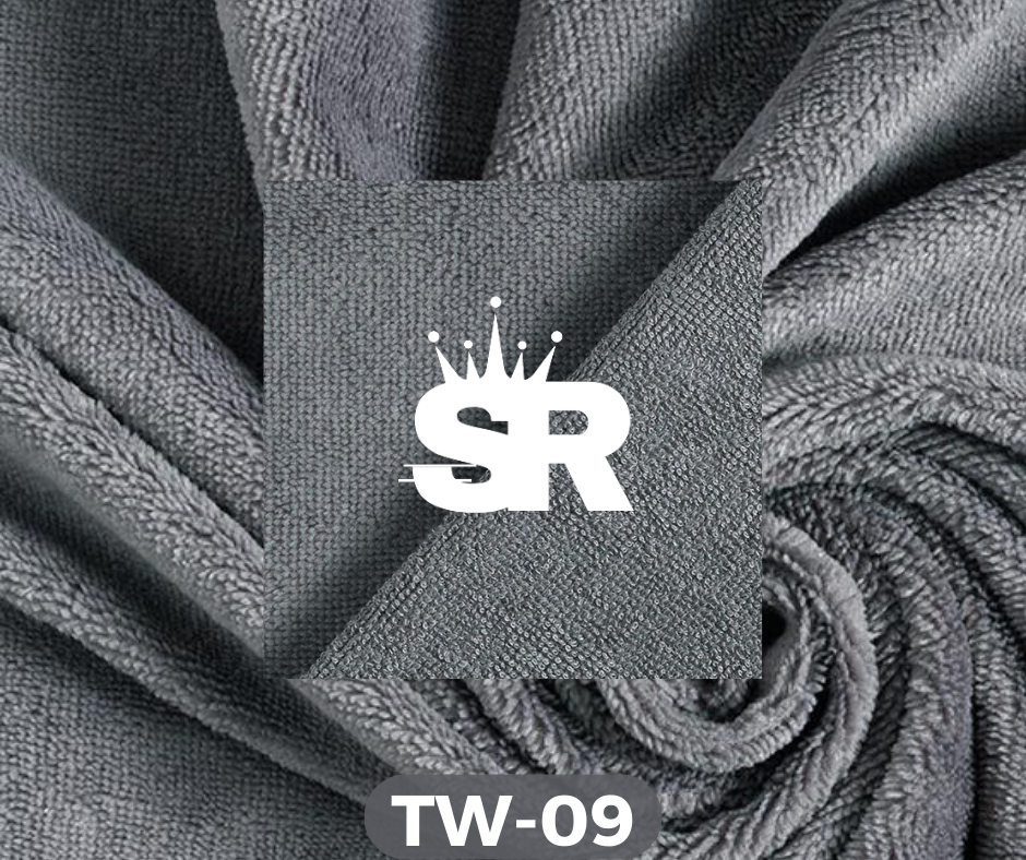 Plain Towelling Fabric (TERRYCLOTH) – Dark Grey