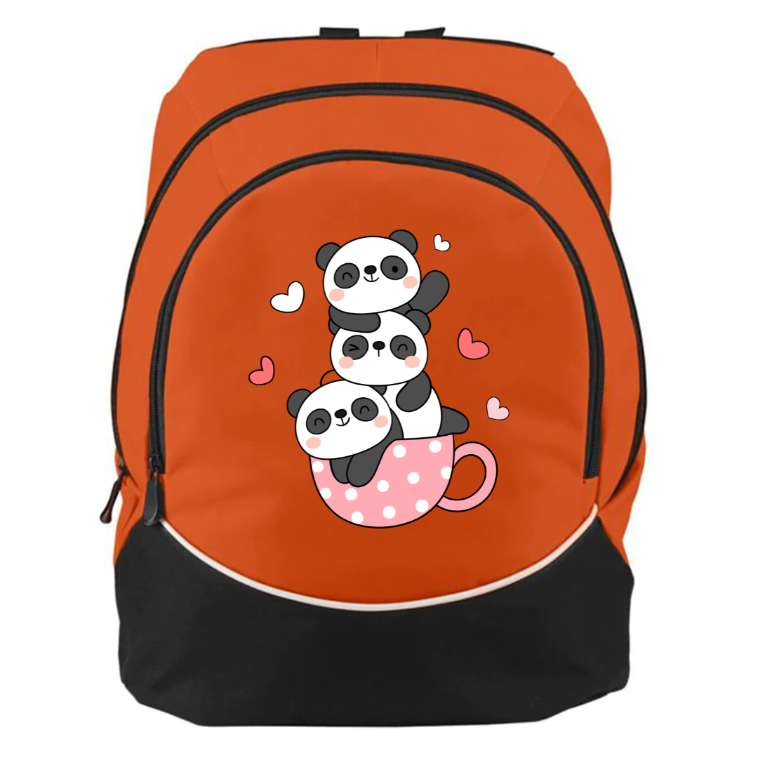 Printed School Backpack 01