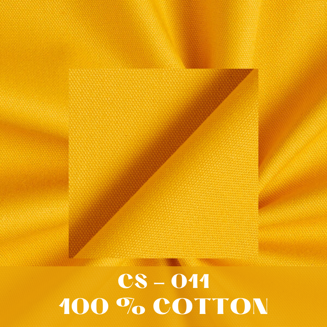 Plain Cotton Canvas Fabrics – Yellow