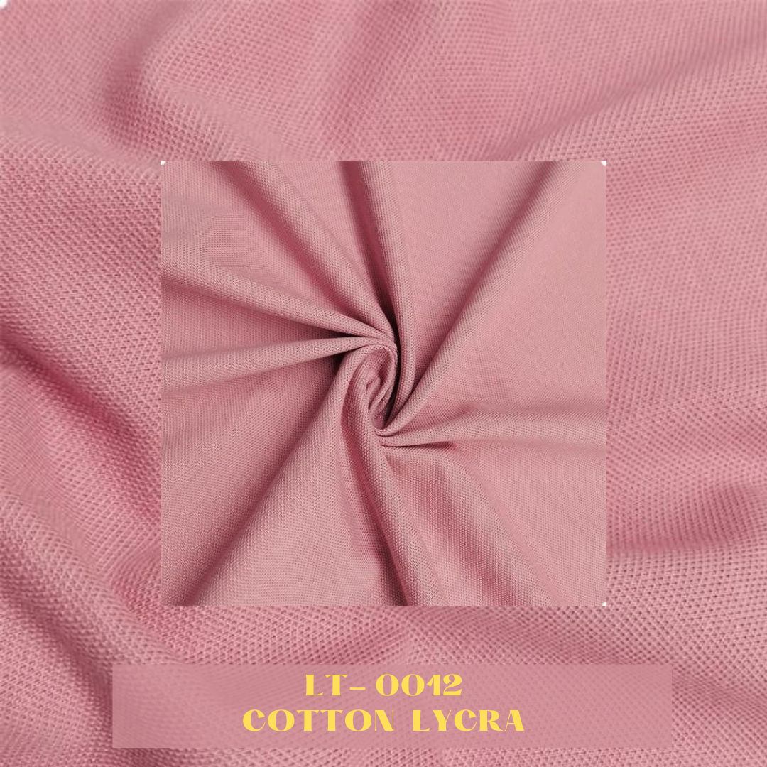 Plain Lacoste Pique Fabrics - Dusty Pink