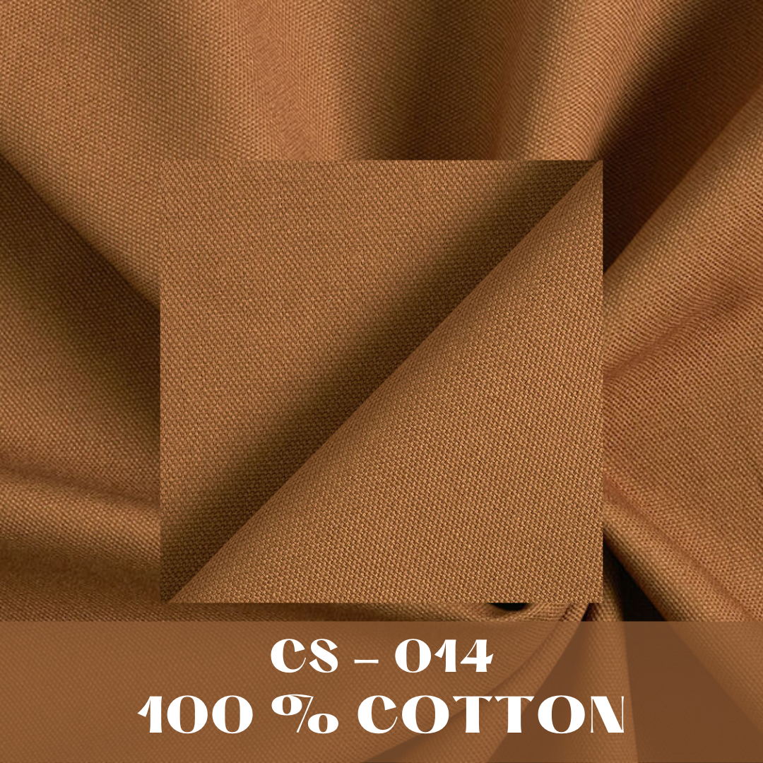Plain Cotton Canvas Fabrics – Brown