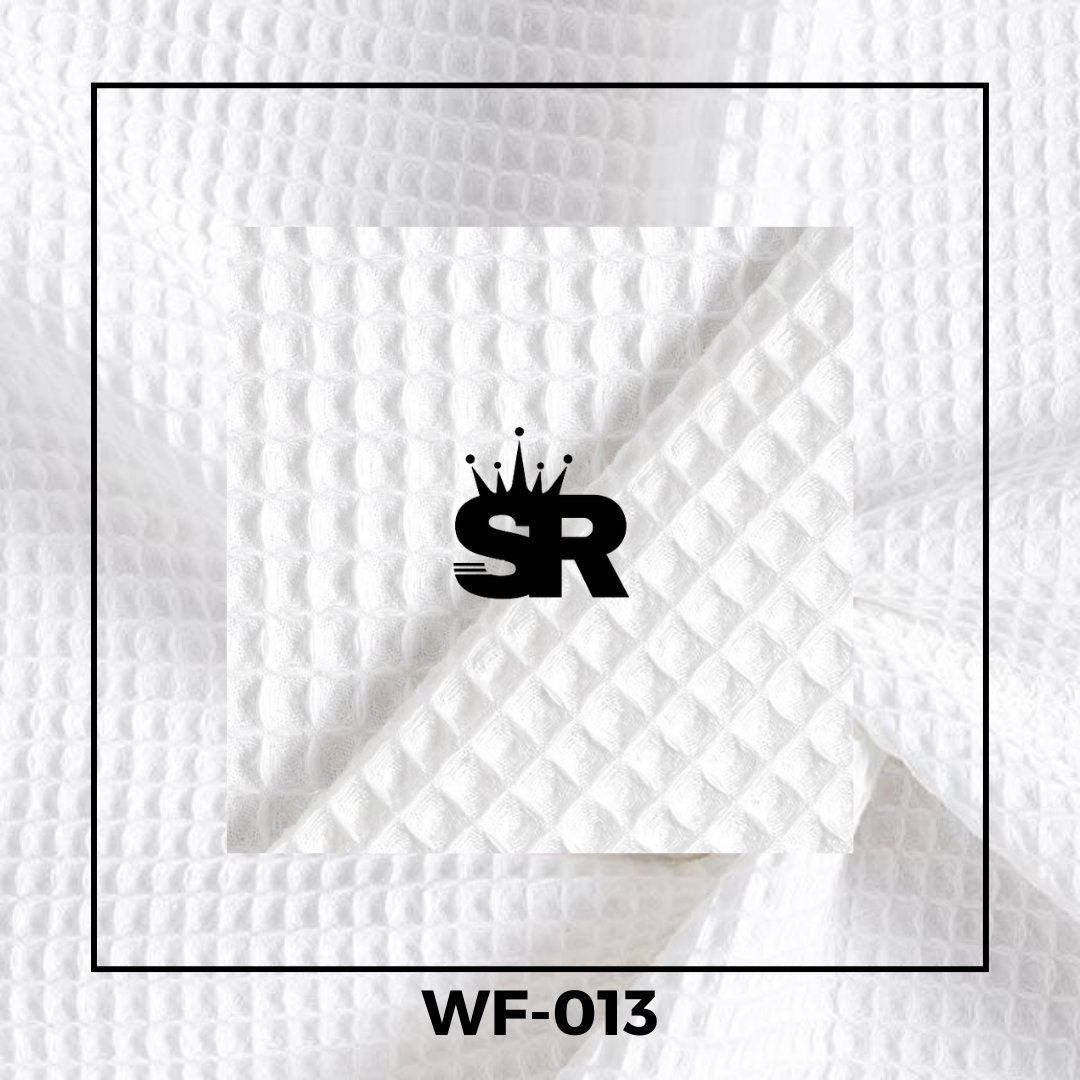 Plain Waffle Fabrics – White