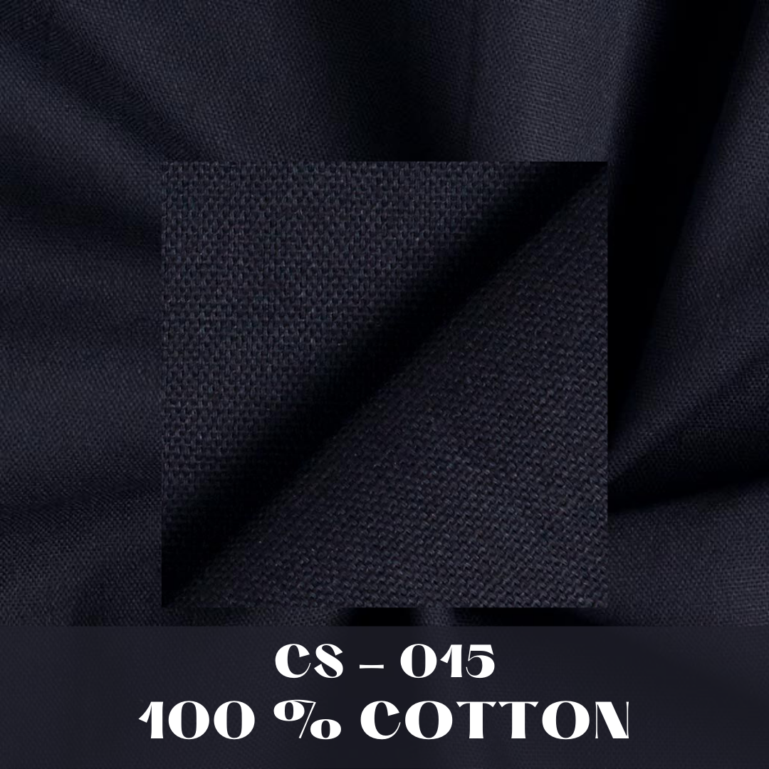 Plain Cotton Canvas Fabrics – Midnight Blue