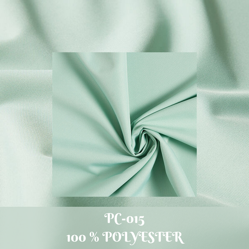 Plain Polyester Canvas Fabrics – Mint Green
