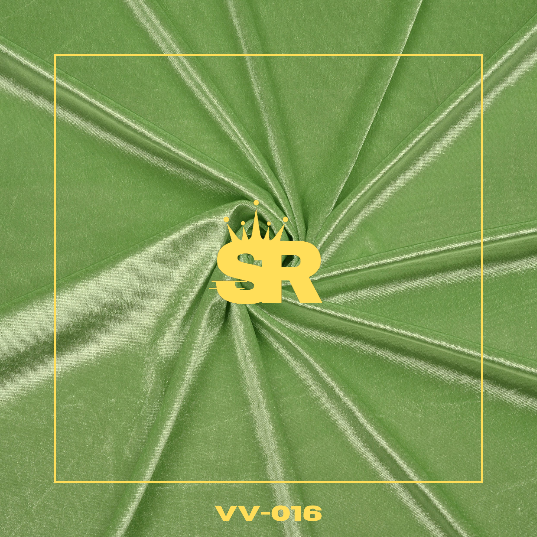 Plain Velvet (Velours) Fabrics – Pistachio Green