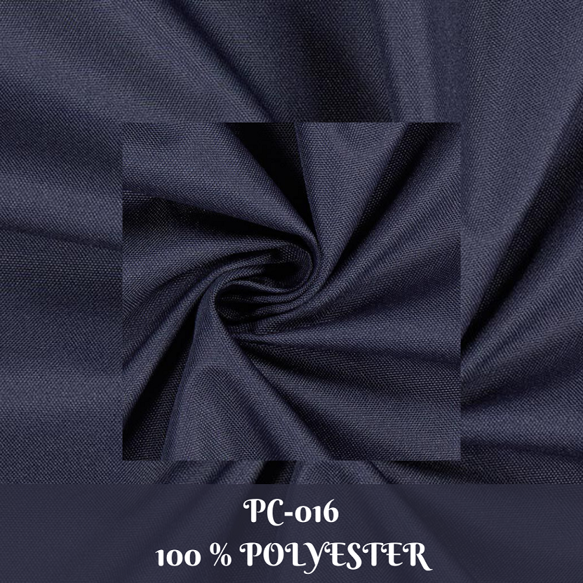 Plain Polyester Canvas Fabrics – Blue Navy