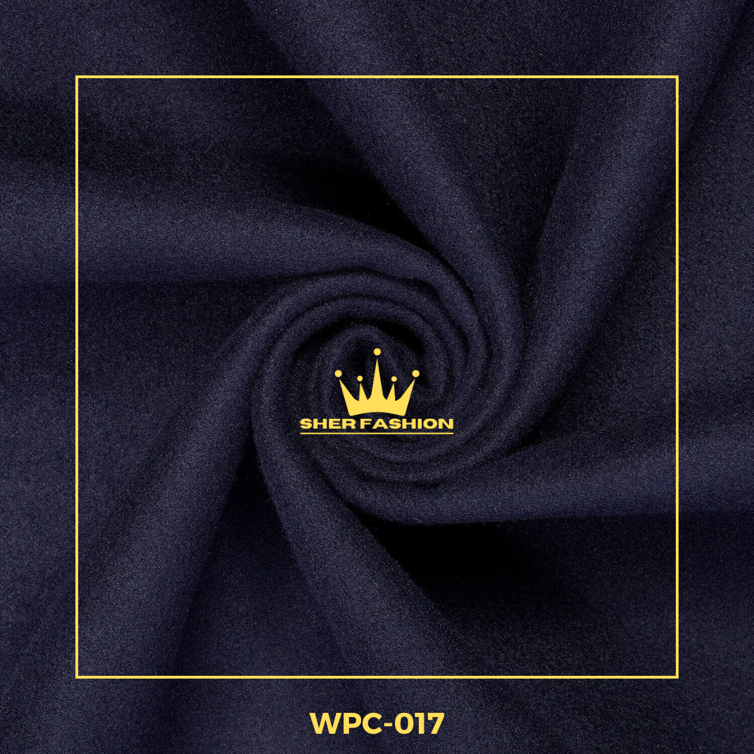 Wool Cashmere Fabrics – Blue Navy