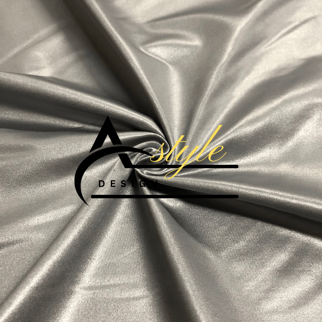 Plain Swimsuit Fabrics - Silver