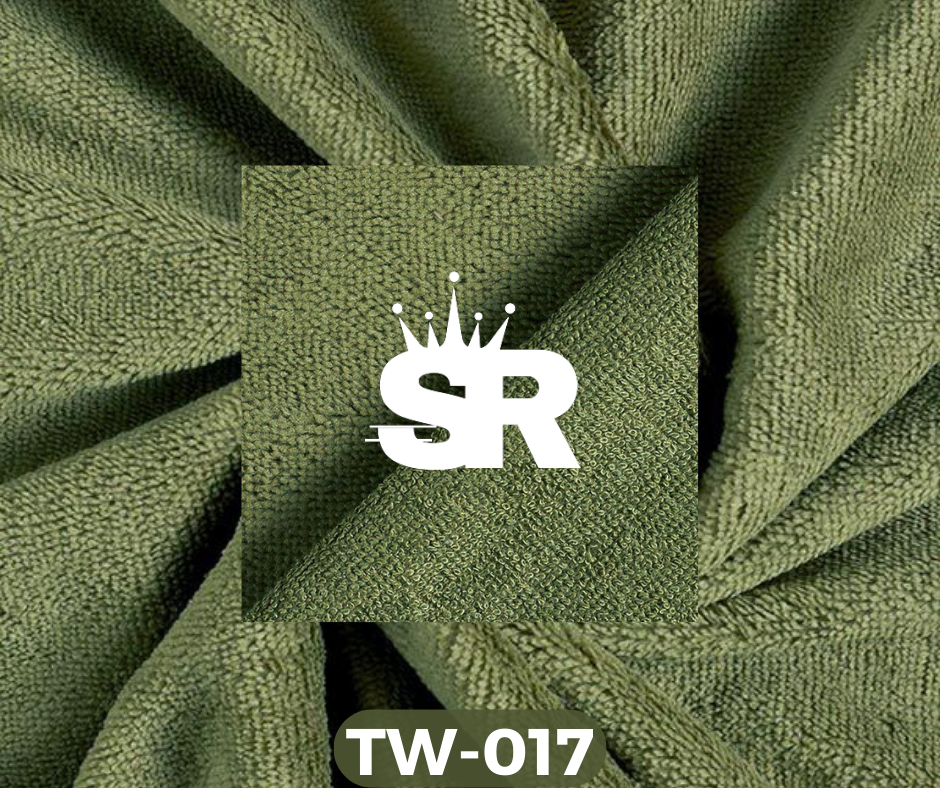 Plain Towelling Fabric (TERRYCLOTH) – Olive