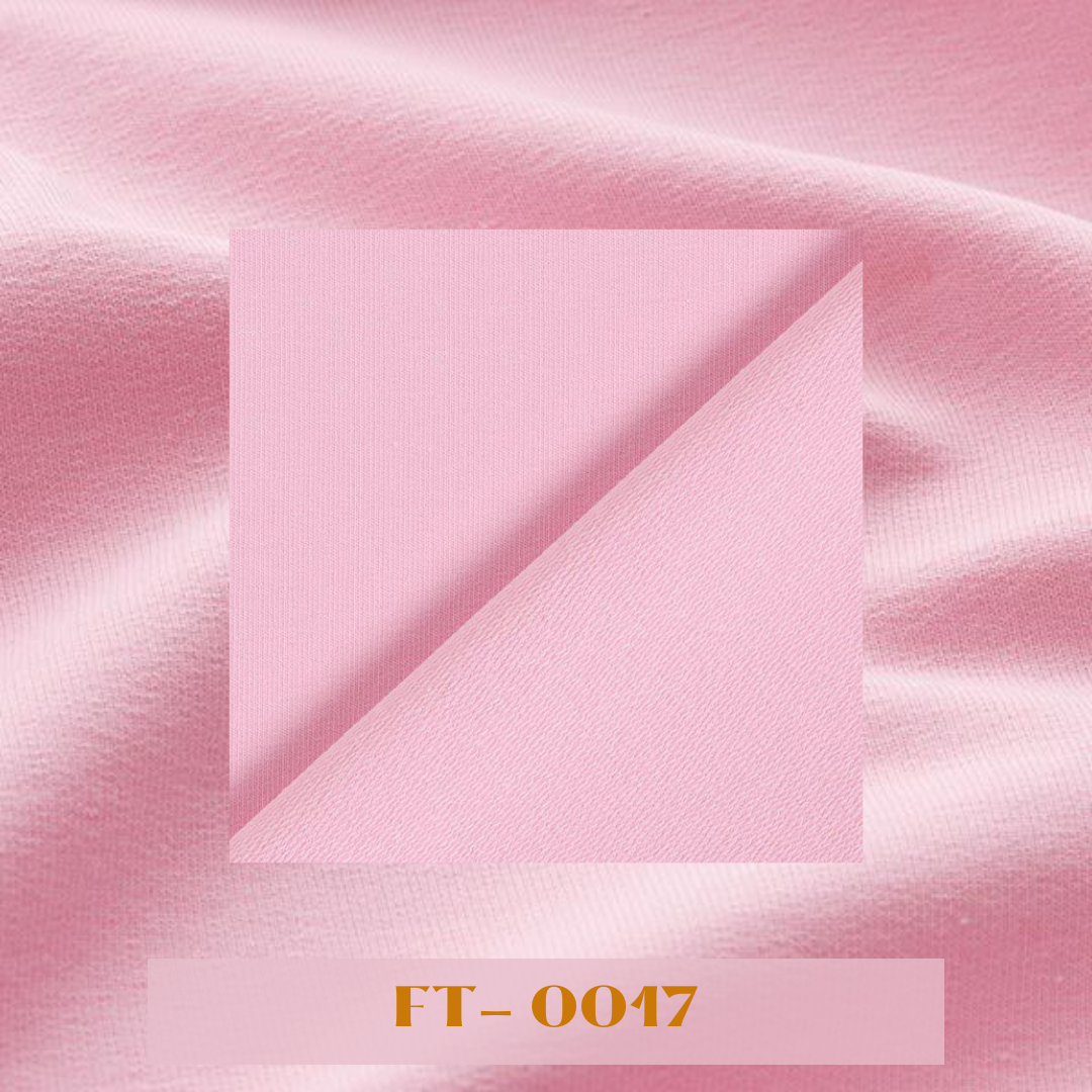 Plain Two - Thread Fleece / French Terry Fabrics – Pink
