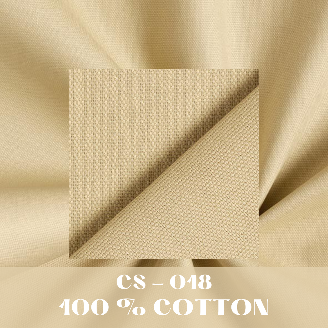 Plain Cotton Canvas Fabrics – Beige