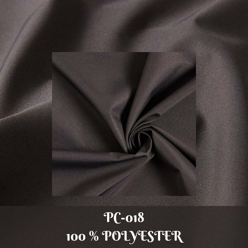 Plain Polyester Canvas Fabrics – Chocolate Brown