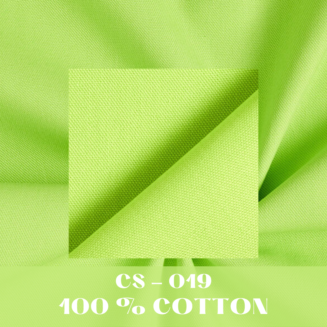 Plain Cotton Canvas Fabrics – Apple Green