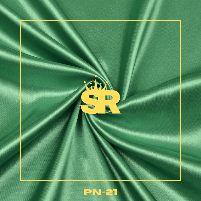 Plain Polyester Satin Fabrics – Emerald Green