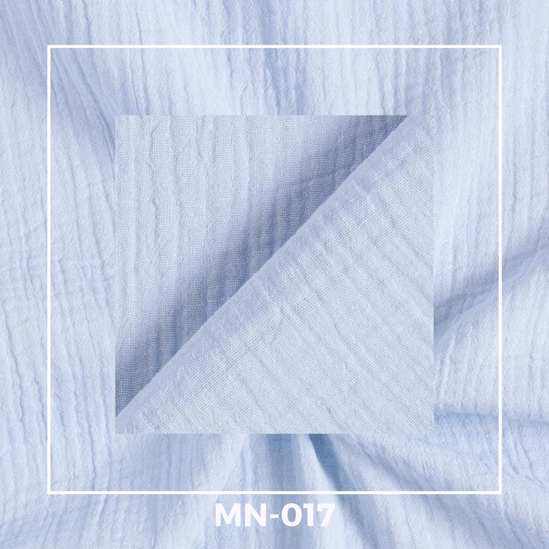 Plain Muslin Fabrics – Baby Blue