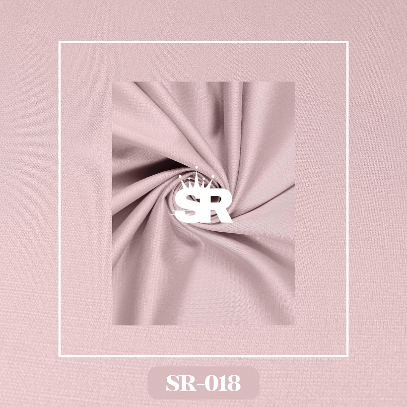 Plain Cotton Satin Fabrics – Silvery Pink