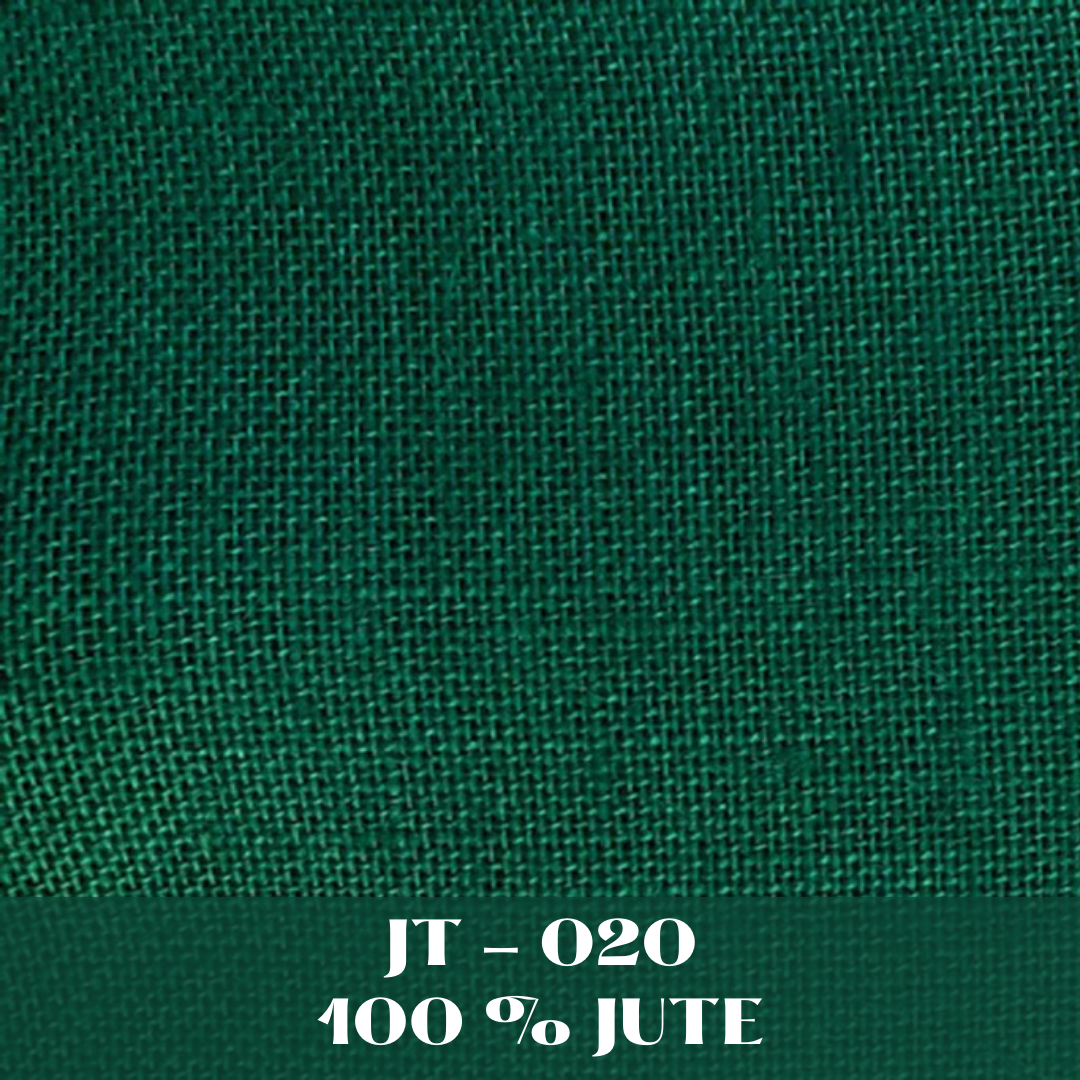 Plain Jute Burlap Fabrics - Forest Green