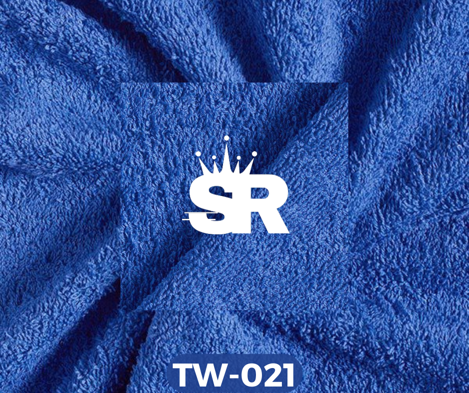 Plain Towelling Fabric (TERRYCLOTH) – Blue