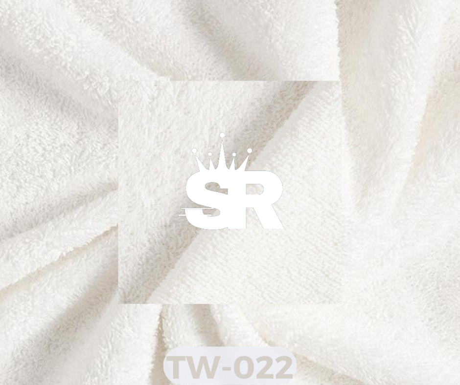 Plain Towelling Fabric (TERRYCLOTH) – Offwhite