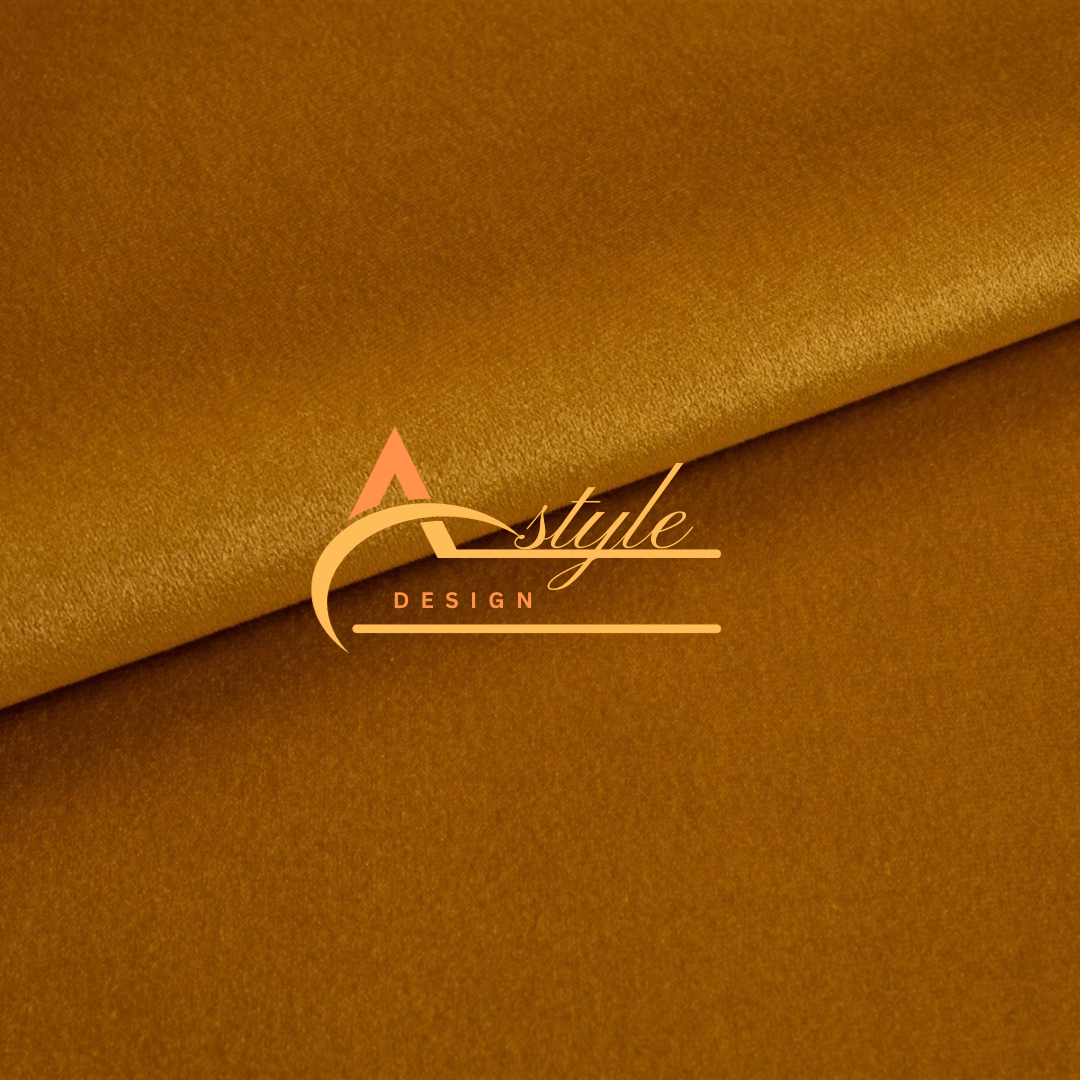 A STYLE Upholstery Fabric - Mustard