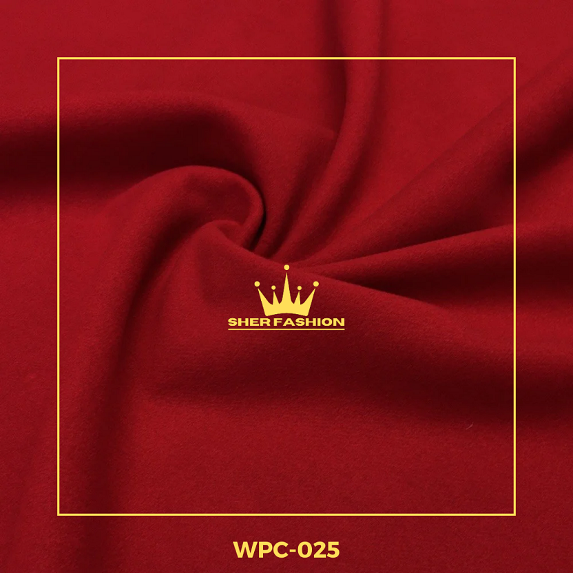 Wool Cashmere Fabrics – Red
