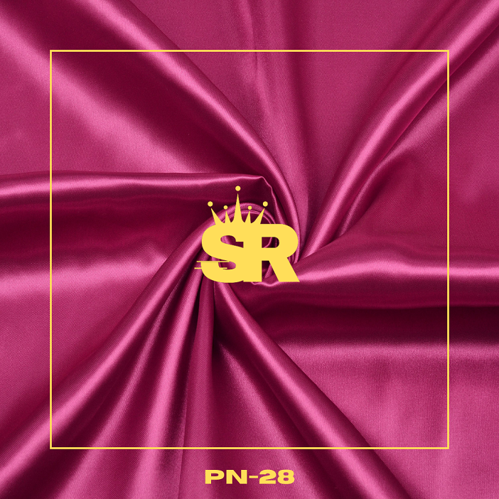 Plain Polyester Satin Fabrics – Fuchsia