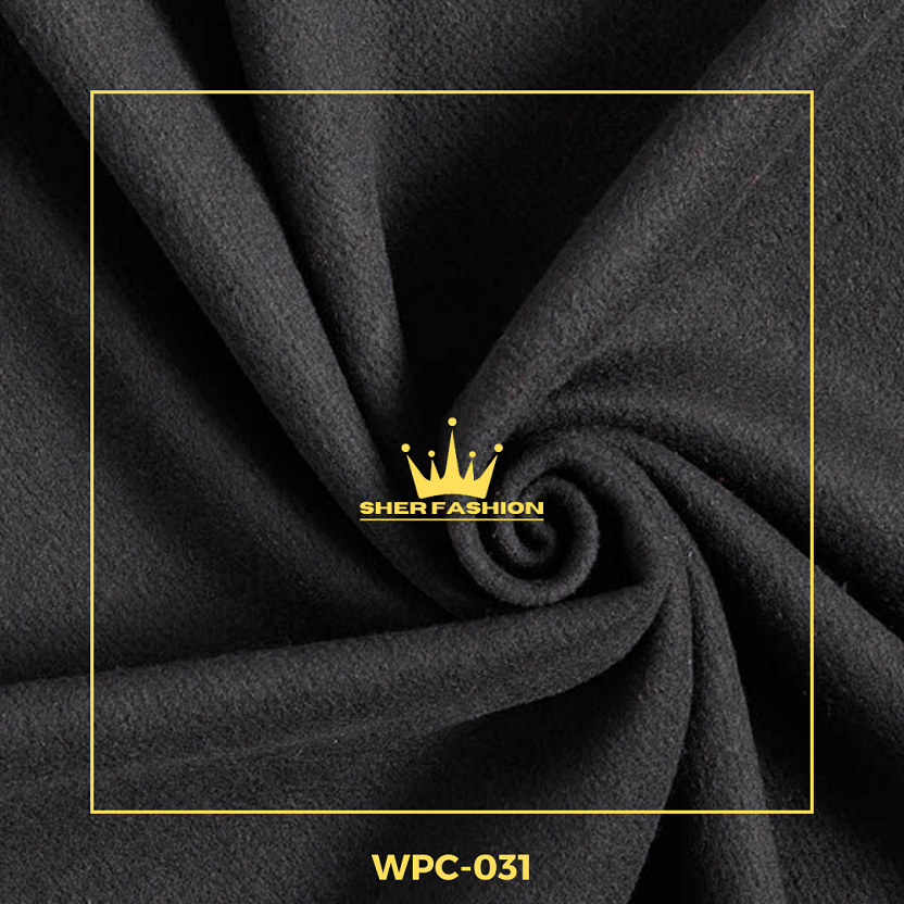 Wool Cashmere Fabrics – Dark Charcoal