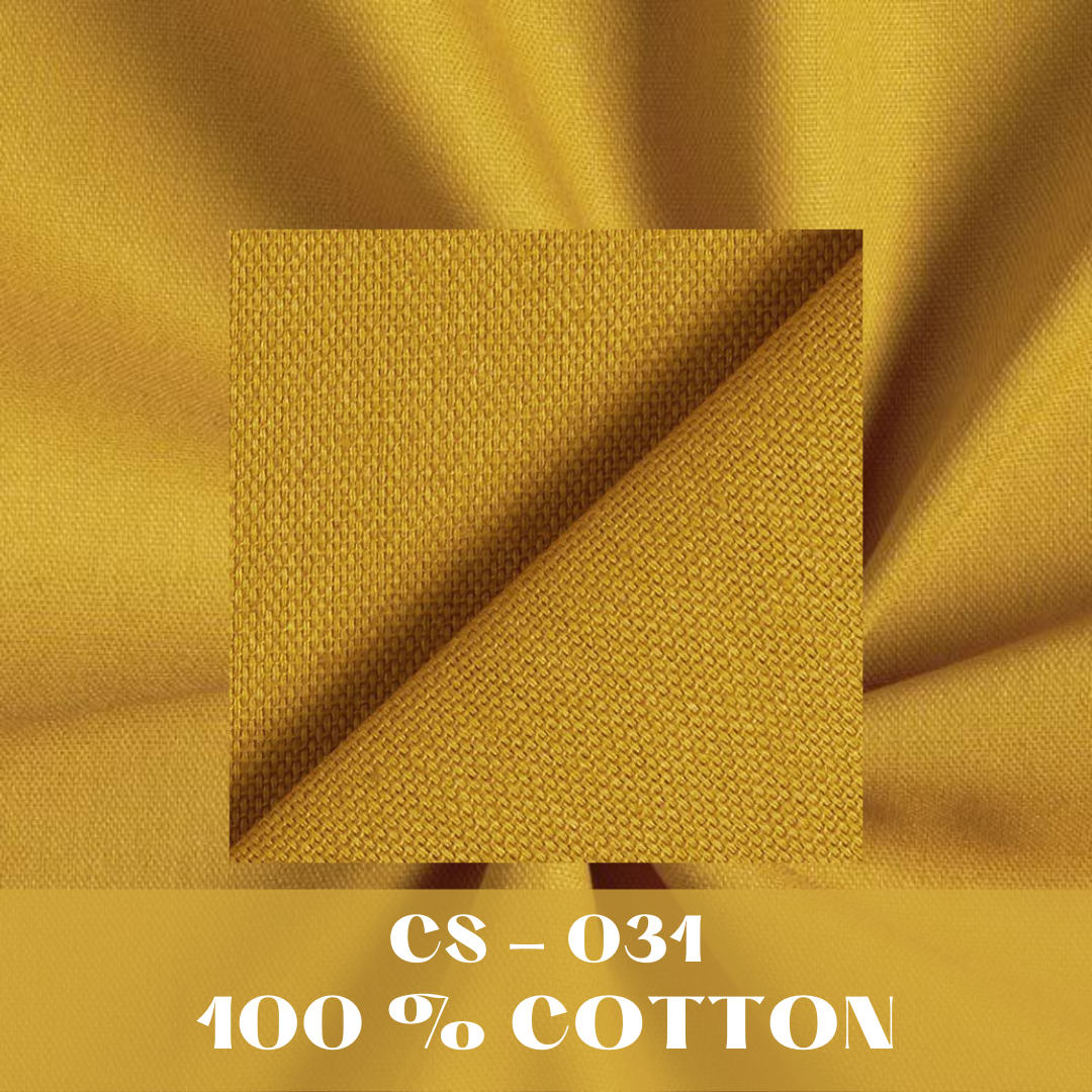 Plain Cotton Canvas Fabrics – Mustard