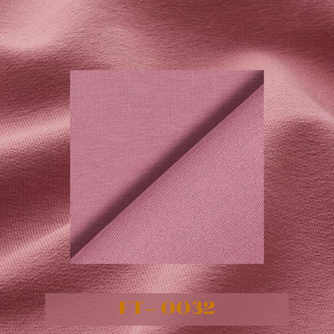 Plain Two - Thread Fleece / French Terry Fabrics – Dark Dusky Pink