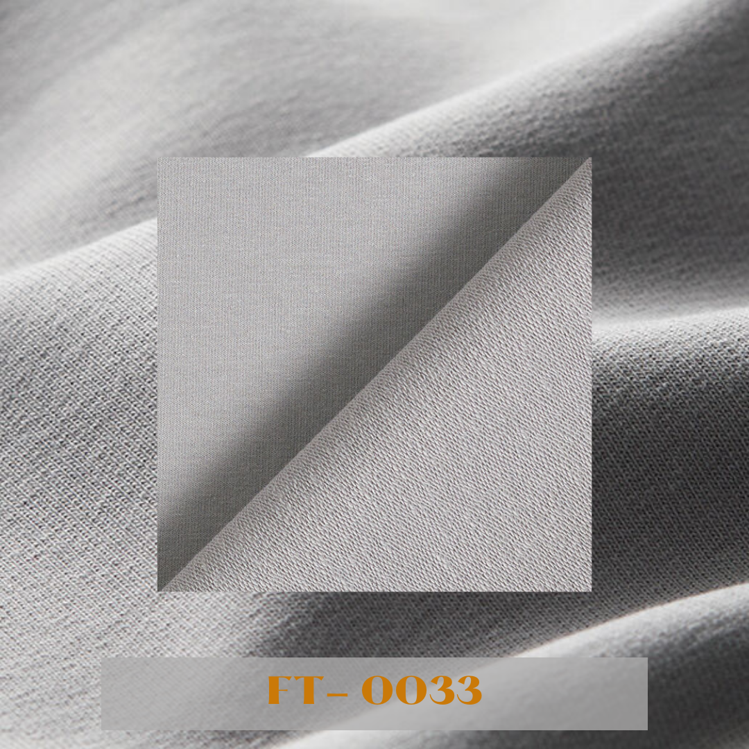 Plain Two - Thread Fleece / French Terry Fabrics – Light Grey