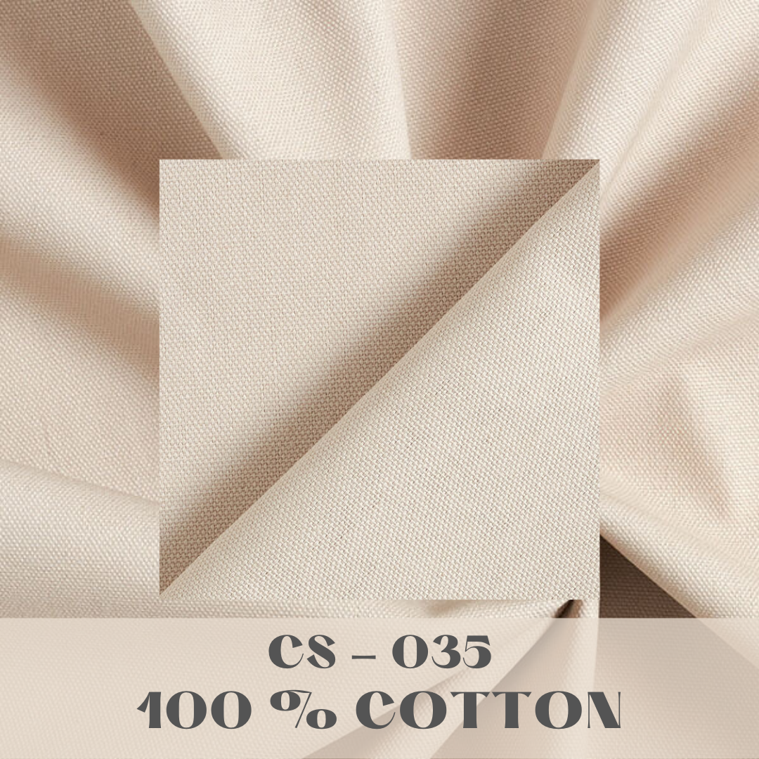 Plain Cotton Canvas Fabrics – Natural