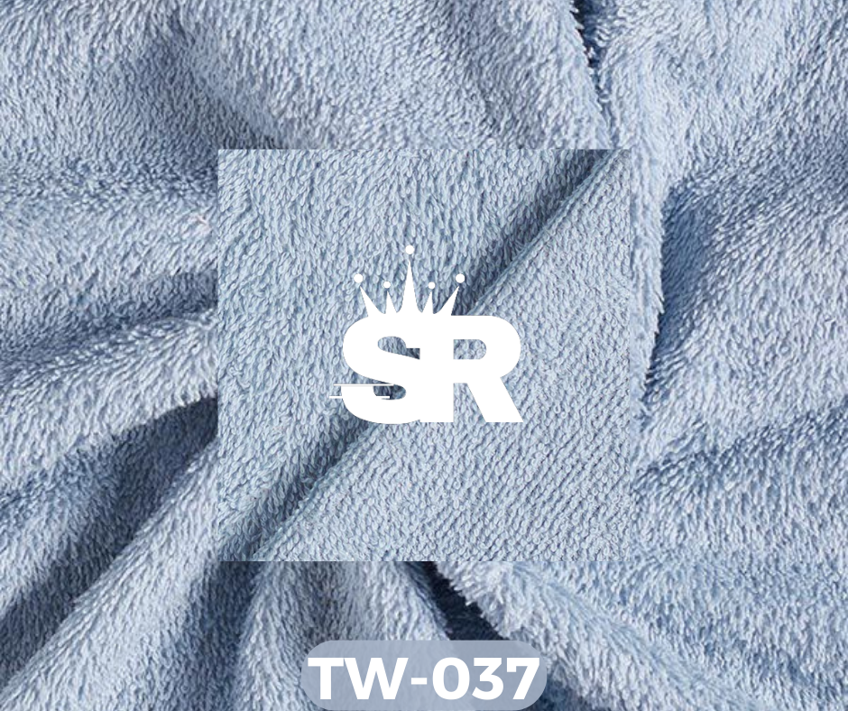 Plain Towelling Fabric (TERRYCLOTH) – Sky Blue