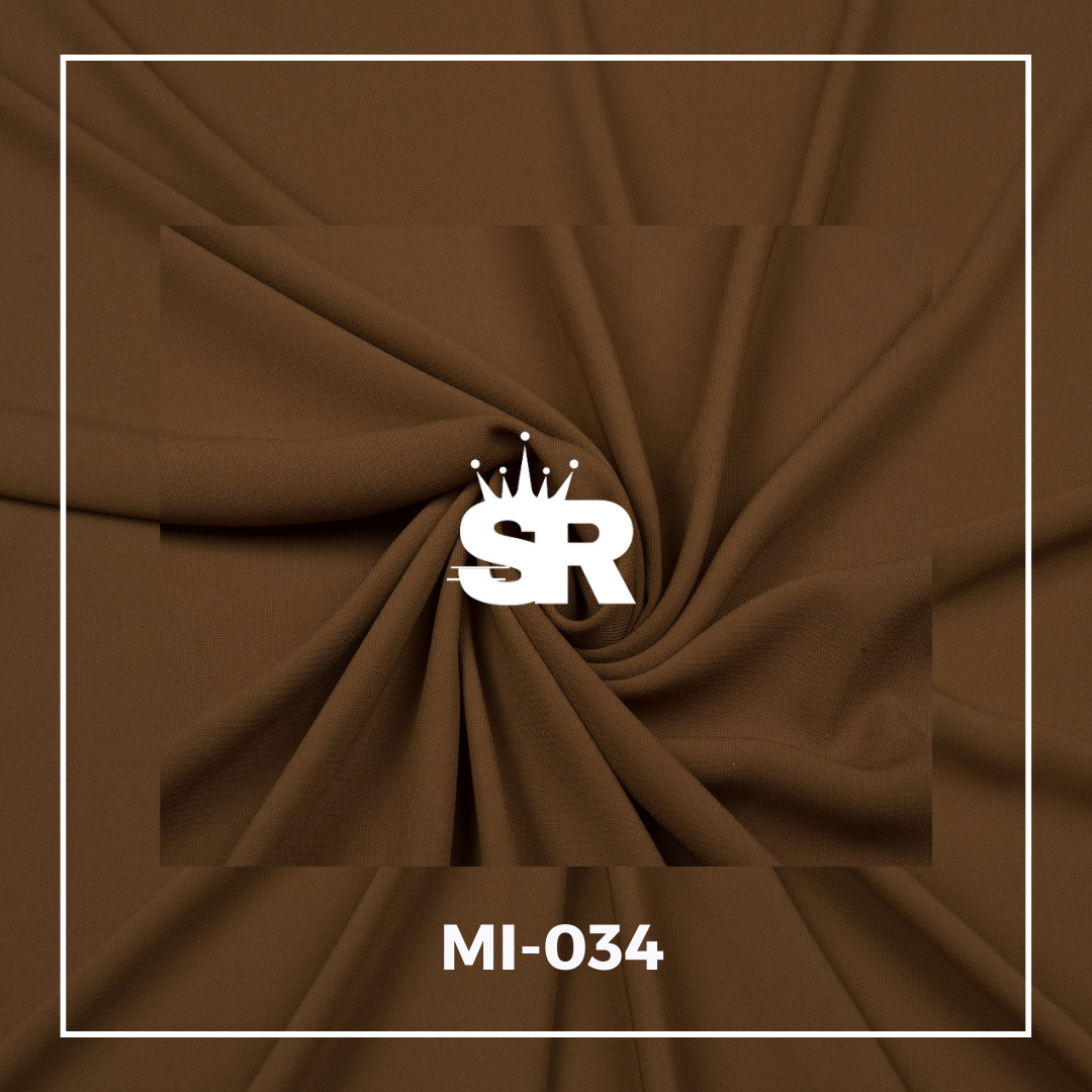 Plain Medina Silk Fabrics – Brown