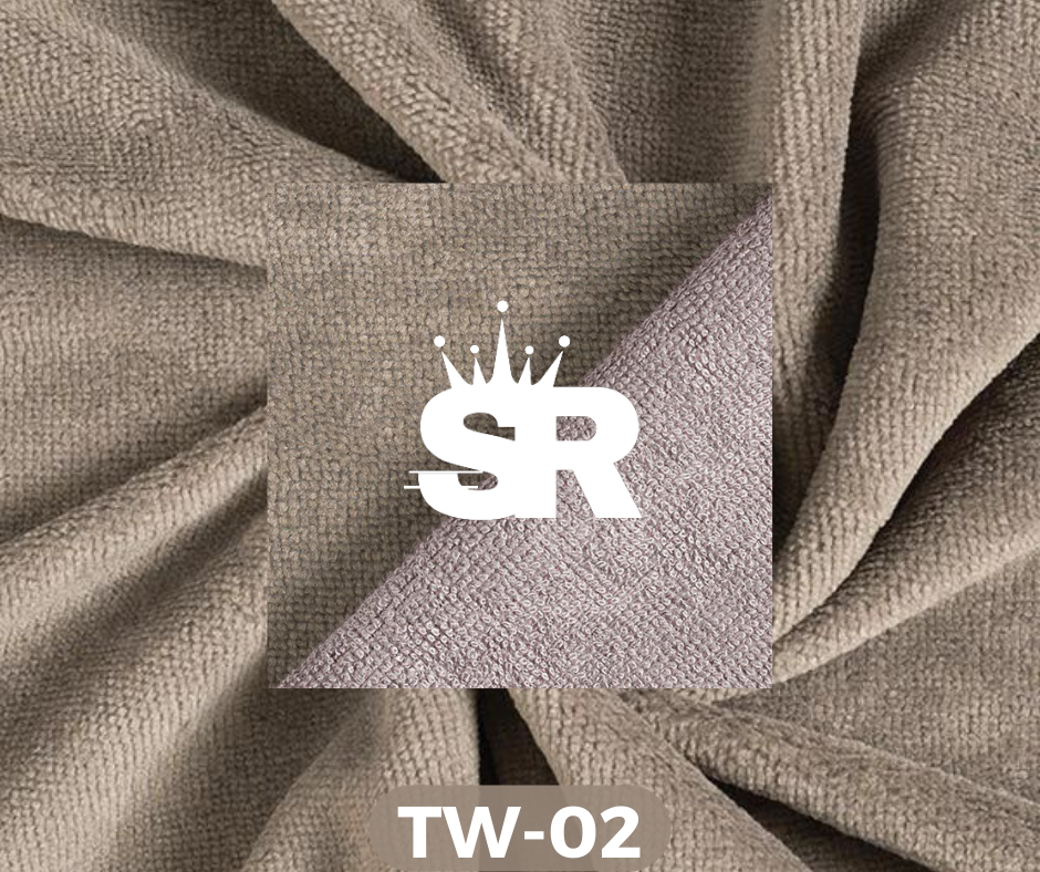 Plain Towelling Fabric (TERRYCLOTH) – Taupe