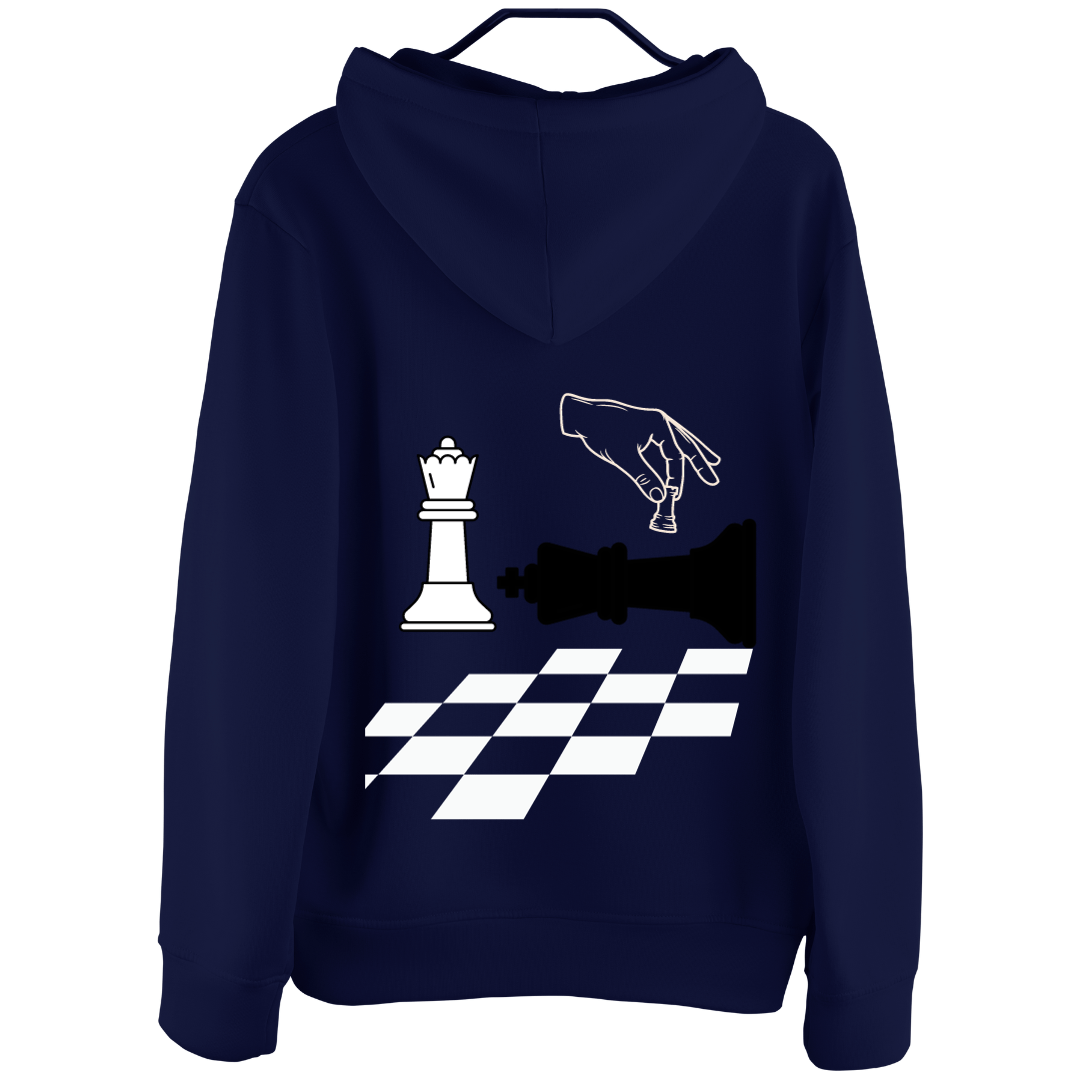 Printed Cotton Hoodie CHESS