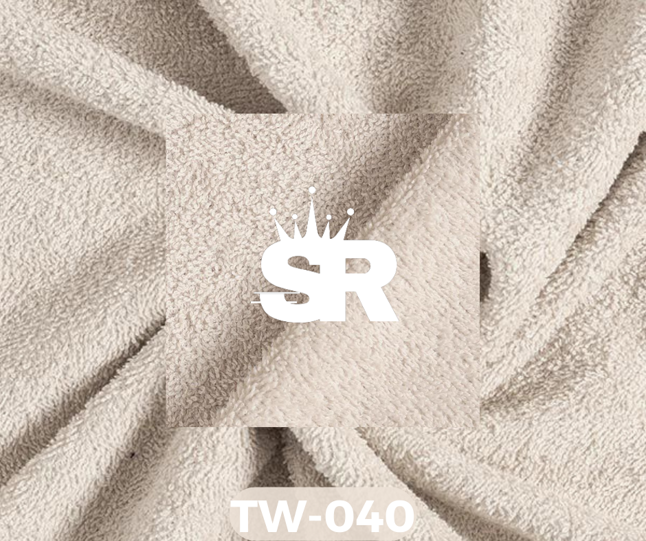 Plain Towelling Fabric (TERRYCLOTH) – Cream