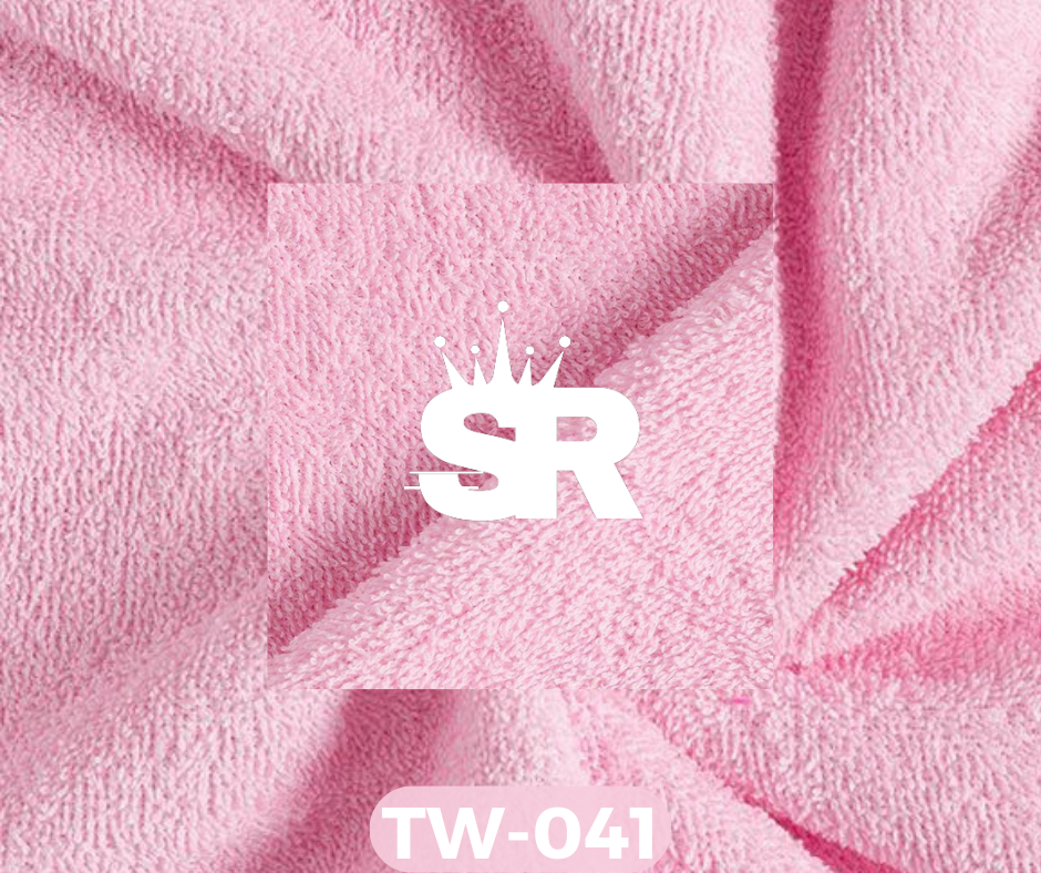 Plain Towelling Fabric (TERRYCLOTH) – Pink