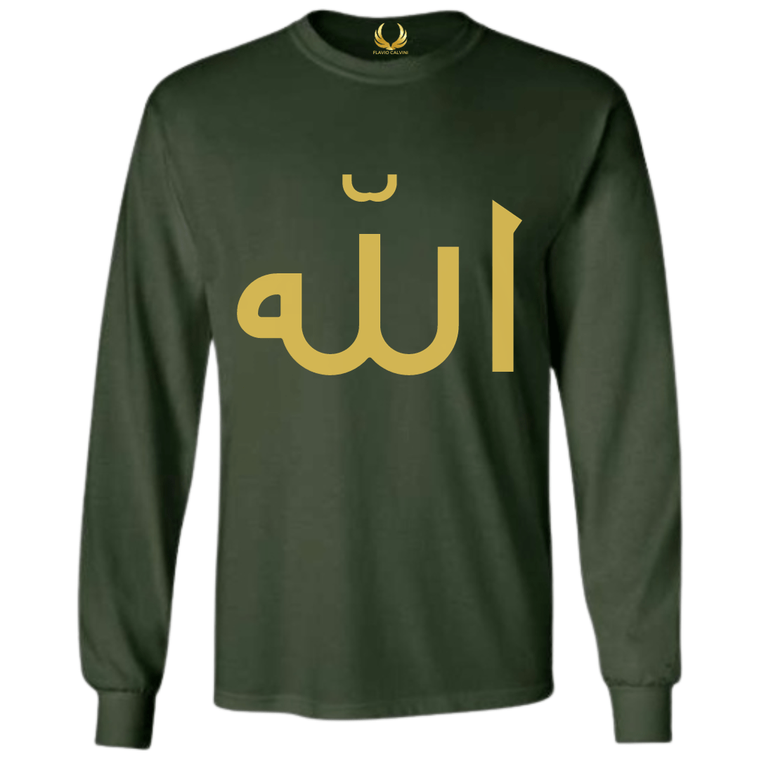 Printed Men’s Long Sleeve T-Shirt with ISLAMIC Patterns