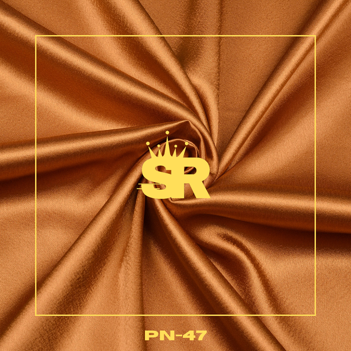 Plain Polyester Satin Fabrics – Bronze