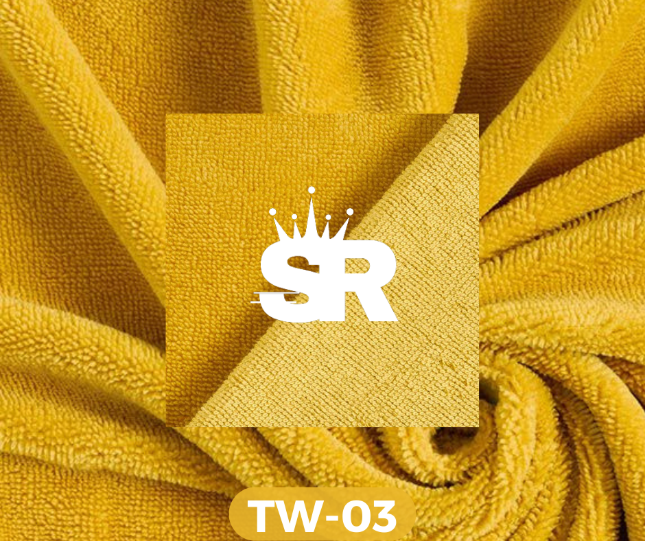 Plain Towelling Fabric (TERRYCLOTH) – Mustard