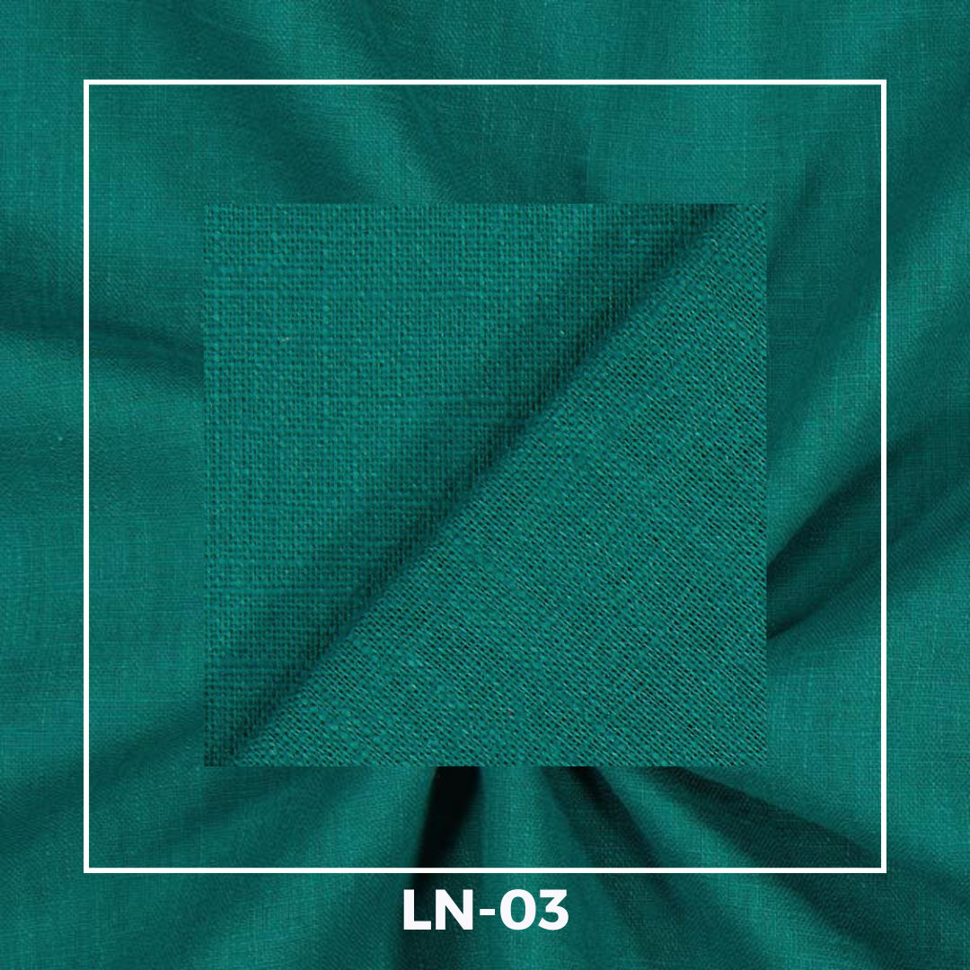 Plain Linen Fabrics – Tropical Rainforest