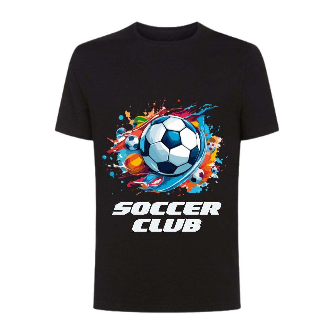 Printed Cotton Jersey T-shirt Soccer Club