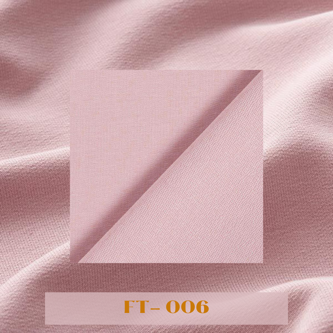 Plain Two - Thread Fleece / French Terry Fabrics – Dusky Pink