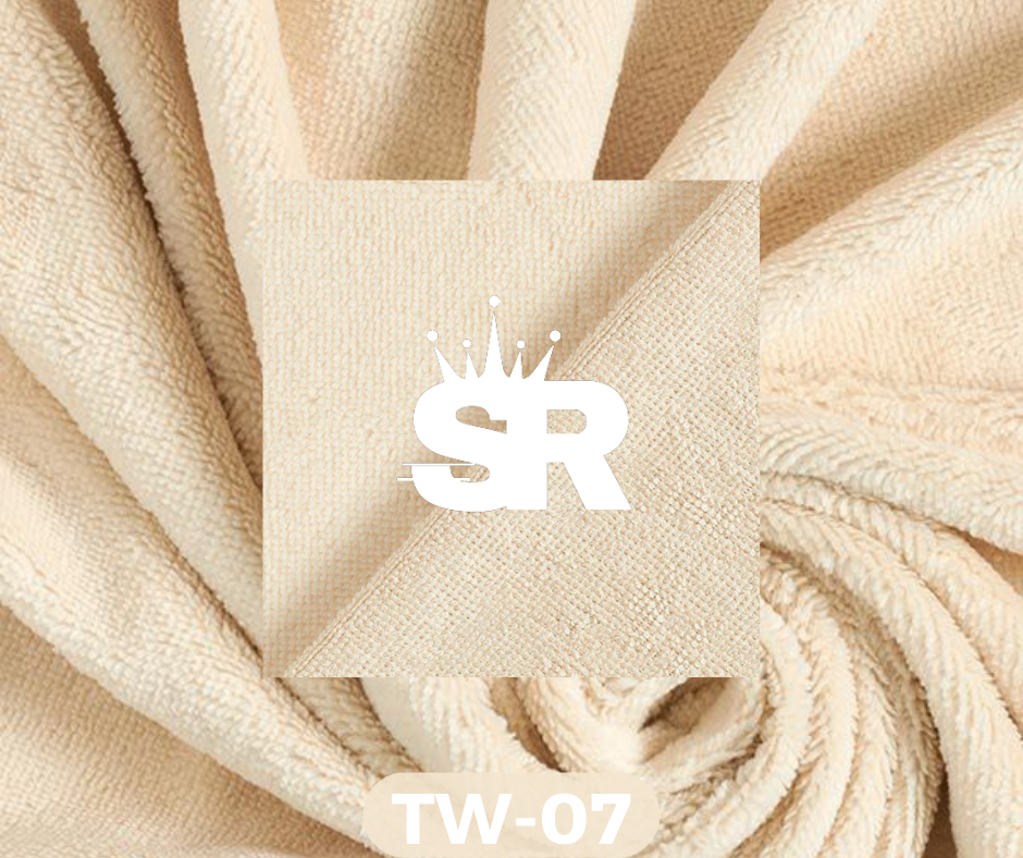 Plain Towelling Fabric (TERRYCLOTH) – Light Beige