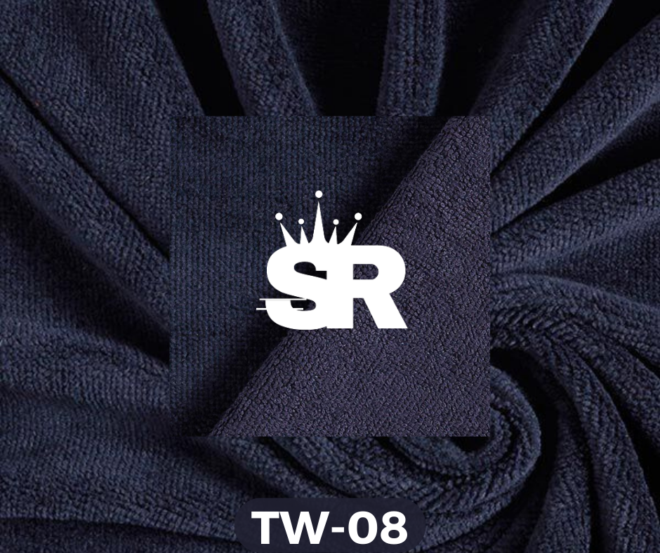 Plain Towelling Fabric (TERRYCLOTH) – Midnight Blue